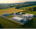 Grafik:  Firma Südwerk
So ähnlich könnte die geplante Batteriespeicheranlage an der B15 in der Nähe des Tierheims Tirschenreuth aussehen.