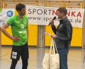 Bild: gsp
Zweiter Abteilungsleiter Tom Schaller verabschiedet den Trainer Bosko Novovic.