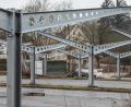 Bild: Wolfgang Steinbacher
Ein Teil des Parkplatzes des Hockermühlbads in Amberg wird mit einer Photovaltaikanlage überdacht.