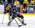 Bild: Werner Moller
Vladislav Filin (vorne) läuft weiter im Trikot der Blue Devils Weiden auf.
