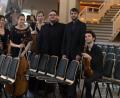 Bild: Else Ensemble/exb
Das Else-Ensemble mit Robert Schumann, Josef Laber, Alban Berg und Robert Kahn.