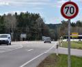 Bild: Stephan Huber
Auf der B85 wurde die Geschwindigkeit auf der Höhe von Kropfersricht bei Sulzbach-Rosenberg, auf 70km/h beschränkt.
