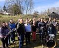 Bild: soj
Jubilar Herbert Rubenbauer und Ehefrau Annemarie freuten sich über den Besuch der Blaskapelle unter Leitung von Johannes Prechtl. Auch CSU-Vorsitzender Josef Söllner gratulierte dem Ehrenvorsitzenden der Ebnather CSU zum 75.Geburtstag.