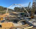 Bild: Staatliches Bauamt Amberg-Sulzbach/exb
Die Arbeiten an der Brücke Wolfsgrube schreiten voran.
