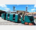 Bild: Brigitte Grüner/exb
Bei trockenem Wetter fährt die Grubenbahn auf dem Maffei-Freigelände. Sie kommt nicht nur bei den jüngsten Besuchern gut an.