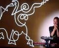 Bild: Kunz
Line Bøgh von der Konzeptformation "Linebug" singt auf der Weidener Live Stage.