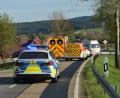 Bild: dob
Nach einem Unfall mit drei Fahrzeugen war die Straße zwischen Burgtreswitz und Vohenstrauß am Dienstag gesperrt.