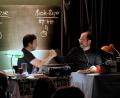 Bild: Cora Spalek/exb
Florian Wein (links) und Markus Pleyer (rechts) bei "Musik-Pleyer mit Wein-Lese".