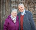 Bild: Johann Walter/exb
Josef und Betty Weidner dürfen beim historischen Erntedankzug in der Pferdekutsche mitfahren.