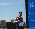 Bild: Bastian Weidler 
Der Nabburger Erik Hille ist beim Uniper Düsseldorf Marathon unter die besten Zehn gelaufen.