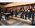 Bild: jr
Einen Höhepunkt des Konzerts gestaltete der Kammerchor des Gymnasiums unter Leitung von Andreas Krauß.