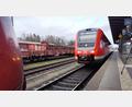 Bild: Deutsche Bahn/exb
Zwei Zugteile kurz vor dem Kuppeln auf dem Bahnhof Marktredwitz.