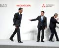 Bild: Eugene Hoshiko/AP/dpa
Nissan und Honda führen Fusionsgespräche und wollen Mitsubishi Motors daran beteiligen.