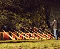 Bild: bey
Die "Großkonreuther Alphornbläser" bringen eine alpenländische Atmosphäre in die Bergweihnacht an der Basaltwand.