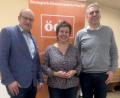 Bild: Klaus Mrasek
Christoph Zollbrecht, ÖDP-Kreisvorsitzender Amberg-Sulzbach, Susanne Witt und Ludwig Härteis (von links), ÖDP-Kreisvorsitzender Neumarkt.