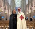 Bild: Dorgan
Barbara und Stephen Dorgan nehmen als Mitglieder des Ritterordens vom Heiligen Grab in Jerusalem an der feierlichen Rückkehr der Dornenkrone Jesu nach Notre Dame teil.