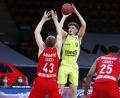 Archivbild: Peter Kolb/exb
De gebürtige Neustädter Kay Bruhnke, hier im Trikot von Medi Bayreuth, spielt aktuell für den litauischen Erstligisten M Basket-Delamode.
