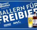 Grafik: Brauerei Winkler Amberg
Bei der Aktion "Ballern für Freibier" gibt es Freibier zu gewinnen.