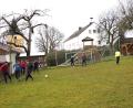 Bild: fvo
Im Lennesriether Schulgarten wird an Heiligabend traditionell Fußball gespielt.