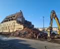 Bild: sne
Das einstige Raiffeisen-Lagerhaus wird aktuell abgerissen.