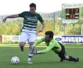 Bild: ham
In dieser Szene scheitert der Dieterskirchener Maximilian Schießl (links) noch an Schmidgadens Keeper Lukas Prem. Später überwand er ihn aus ähnlicher Position zum 1:0-