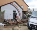 Bild: Fred Lehner
An der Kindertagesstätte "Unterm Regenbogen" wird gebaut.