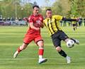 Bild: Gebert
Der FC Tirschenreuth (rechts Manuel Dürbeck in der Partie beim TSV Waldershof/1:4) trifft am Mittwoch im ersten Relegationsspiel zur Bezirksliga auf den TSV Kirchenlaibach.