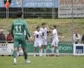Bild: Hubert Ziegler
Torjubel bei der DJK Ammerthal: Last-Minute-Neuzugang Tim Baierlein (hinten in der Mitte) brachte die Gäste im Relegationsspiel bei der DJK Gebenbach mit 1:0 in Führung.