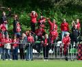 Bild: dme
Die Fans des SC Luhe-Wildenau feuerten ihre Mannschaft im Relegations-Rückspiel lautstark an. Am Ende reichte es aber nicht für Runde zwei.