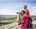 Archivbild: Thomas Kujat
Die Besucher auf der Burg Murach genießen einen der schönsten Panoramablicke der Oberpfalz.
