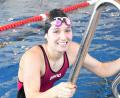 Bild: G. Büttner
Nadja Valea belegte Platz drei bei der süddeutschen Meisterschaft über 50 Meter Brust.