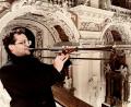 Bild: Moritz Kellner/exb
Der Trompeter Michael Lindner gehört zu den Musikern, die Konzert in der Klosterkirche Speinshart spielen.