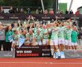 Bild: C. Frühwirth/BFV
Die Fußballerinnen der SpVgg Greuther Fürth jubeln nach ihrem Sieg im bayerischen Pokalfinale.