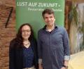 Bild: Sonja Reichold
Das Spitzen-Duo der Landkreis-Grünen für die Kreistagswahl im März 2026: die Kreissprecher Anne Droste und Harald Neumann.