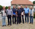 Bild: wel
Die Vertreter der Polizeiinspektion Oberviechtach, Armin Ismail, Werner Linhart und Norbert Ehebauer (von links) stellten den Bürgermeistern und deren Stellvertretern Tobias Eckl, Manfred Dirscherl, Reinhard Kreuzer und Josef Fleißer (von links) den Sicherheitsbericht 2024 vor.