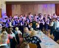 Bild: Jana Müller 
Beim Gruppensingen in Haunritz zeigt die Sängergruppe Jura ihr Können.