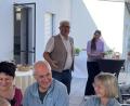 Bild: prh
Am Abend feierte Altbürgermeister Rupert Troppmann seinen 70. Geburtstag mit einem zünftigen Gartenfest.