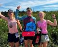 Bild: Maier
Karina Maier (Mitte) siegte beim EcoTrail Stockholm.