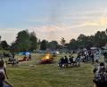 Bild: edo
Auch Biker haben Sinn für Lagerfeuerromantik, wie sich beim Treffen im Bibertal zeigte.