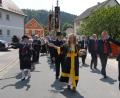 Archivbild: pop
Gut gelaunt, mit dem Münchner Kindl, marschierte die Landsmannschaft beim Festzug der 1000-Jahr-Feier Schmidmühlens im Jahr 2010 mit.