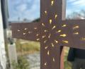 Bild: hdk
Unbekannte Täter haben das Gipfelkreuz am Monte Kaolino in Hirschau beschädigt.