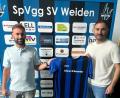 Bild: Hügel/SpVgg SV Weiden
Marco Lorenz (links) und Chousein Chousein freuen sich, künftig die sportlichen Belange des Vereins mitzugestalten.
