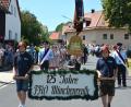 Bild: jr
Ein stattlicher Festzug bewegte sich am Sonntagnachmittag durch Münchenreuth.