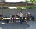 Bild: dob
Die im vergangenen Jahr gegründete Band "moCka" begeisterte die Besucher im Stadtpark. Das Ensemble eröffnete den diesjährigen Serenadensommer, zu dem Zweiter Bürgermeister Uli Münchmeier viele Besucher willkommen hieß.