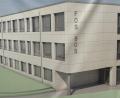 Bild: Matthias Bäumler
In Holzmodulbauweise entsteht der Neubau der FOS/BOS in Marktredwitz.