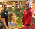 Bild: Becht
Die Organisatoren des Spiels: Bernhard Heinisch, Tobias Becht und Hans-Jürgen Hammer (von links).