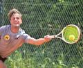 Bild: Hubert Ziegler
Der Franzose Leo Lagarrigue holte in den beiden Spielen zum Regionalliga-Start den einzigen Einzel-Punkt für den TC Amberg am Schanzl.