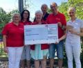 Bild: ZF Auerbach(exb
Renate Meier, Silke Klima, Simone Bauer, Dieter Deinzer und Stephan Winkelmaier von ZF übergeben die Spende an Sabine Gernhardt, Leiterin der Palliativ Station am Klinikum Bayreuth.