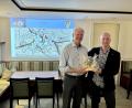 Bild: lei
Altbürgermeister Werner Renner und Rotary Präsident Marco Werner