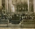 Archivbild: Stadtarchiv Amberg
Der Gutachter und Organist der Einweihung, Joseph Durchschein, hier 1922 als Dirigent von Haydns "Schöpfung" (Postkarte, Stadtarchiv Amberg). Er war auch bei der Einweihung der Amberger Gefängnisorgel dabei.